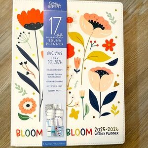 2025-2026 Bloom Bloom weekly planner